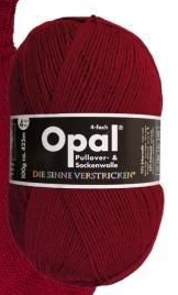 sock wool - solids - OPAL