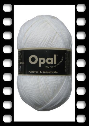 sock wool - solids - OPAL