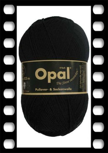 sock wool - solids - OPAL