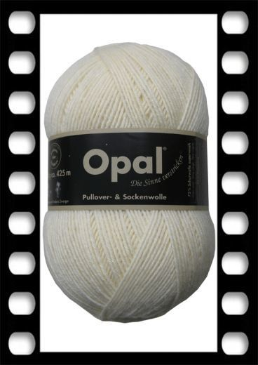 sock wool - solids - OPAL
