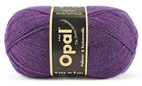 sock wool - solids - OPAL