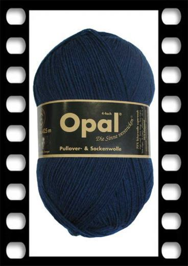 sock wool - solids - OPAL