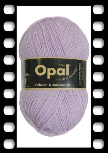 sock wool - solids - OPAL