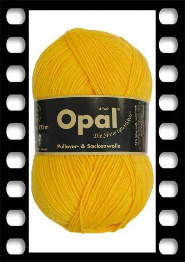 sock wool - solids - OPAL