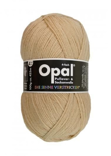 sock wool - solids - OPAL
