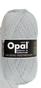 sock wool - solids - OPAL