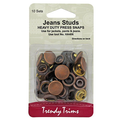 Jean Studs - Heavy Duty Press Snaps